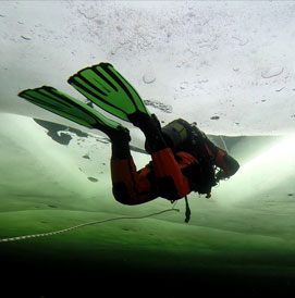 cold water diving in Europe picture gallery