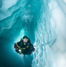 cold water diving in Europe picture gallery