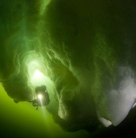 cold water diving in Europe picture gallery