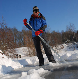 Ice diving course