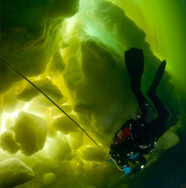 Ice Diving, White Sea, Russia