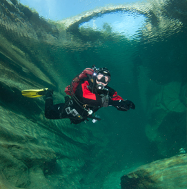swiss rivers scuba diving tour
